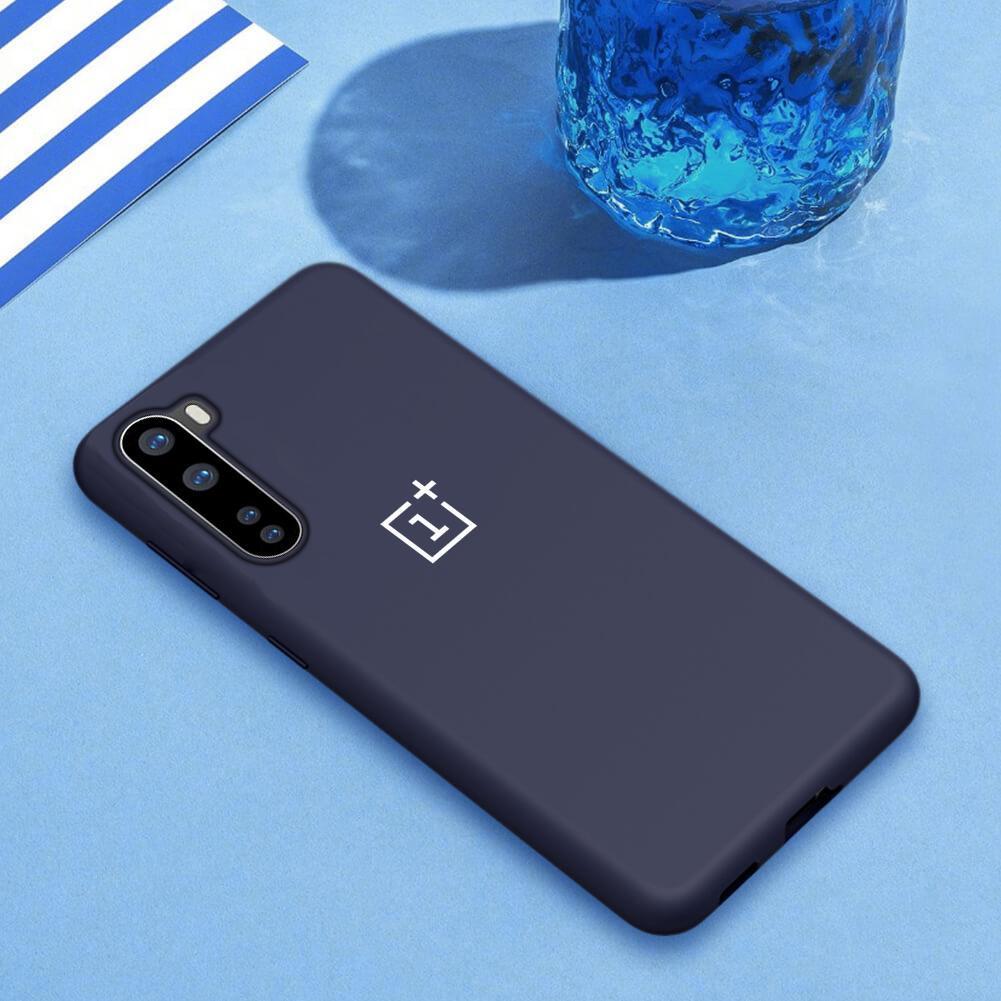 Liquide Silicone Back Cover For OnePlus Nord