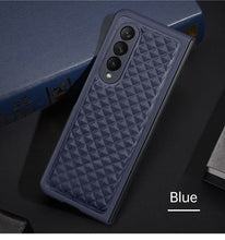 Load image into Gallery viewer, Luxury Woven Leather Pattern Premium Case Galaxy Fold 3 / Fold 4
