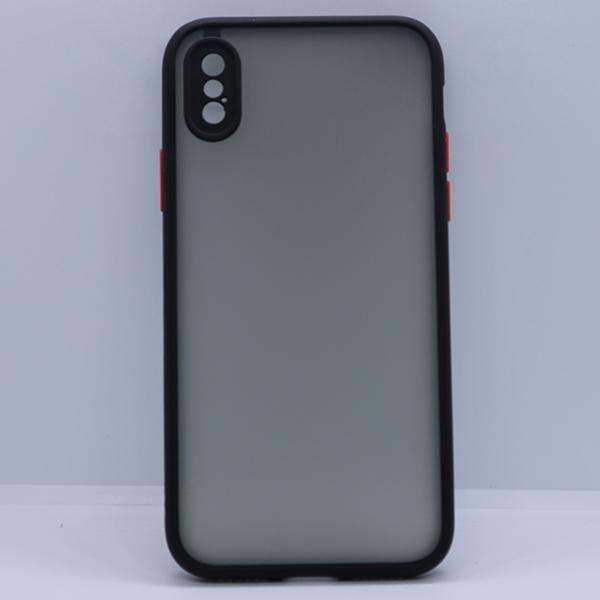 Smoke Silicon Camera Close Case For iPhone X/XS Buy 1 Get 1 Free