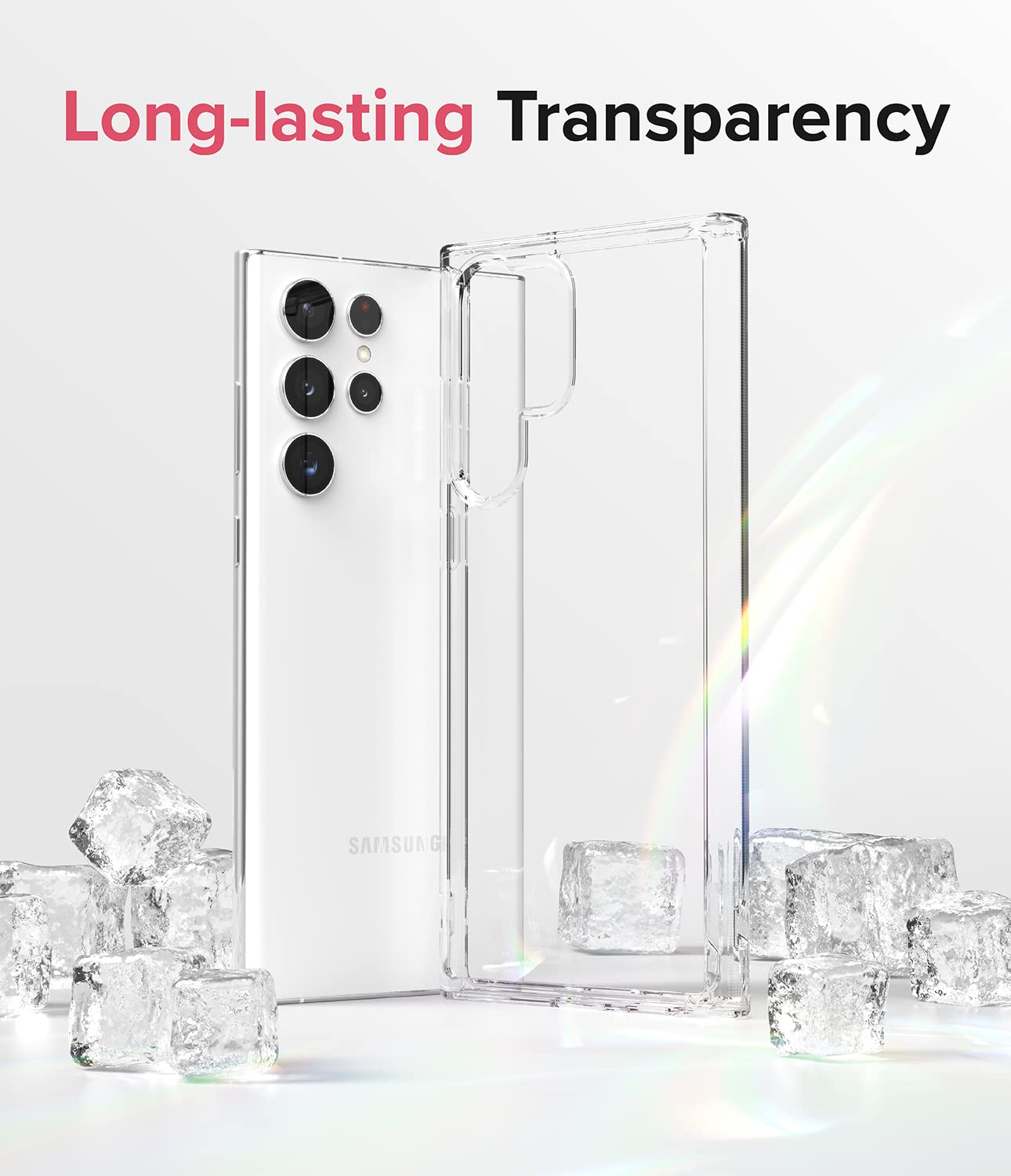 Transparent Crystal Cover For Samsung Galaxy S23 Series