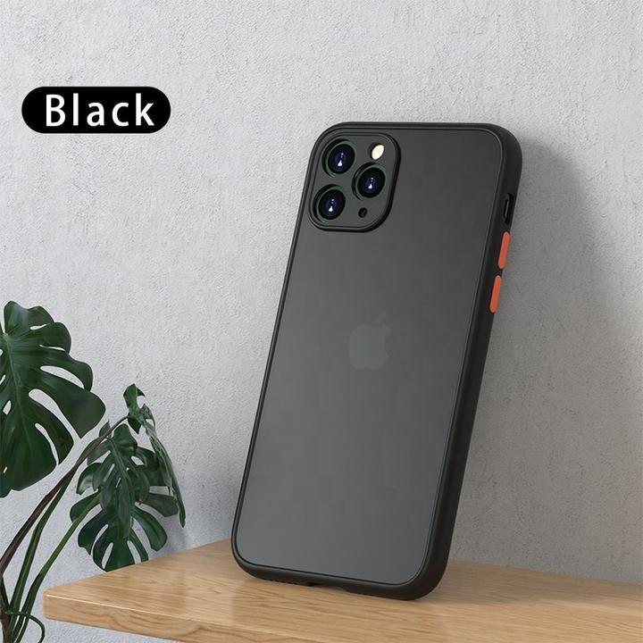 Smoke Sili-Fiber Camera Close Case For iPhone 11 Pro Max Buy 1 Get 1 Free