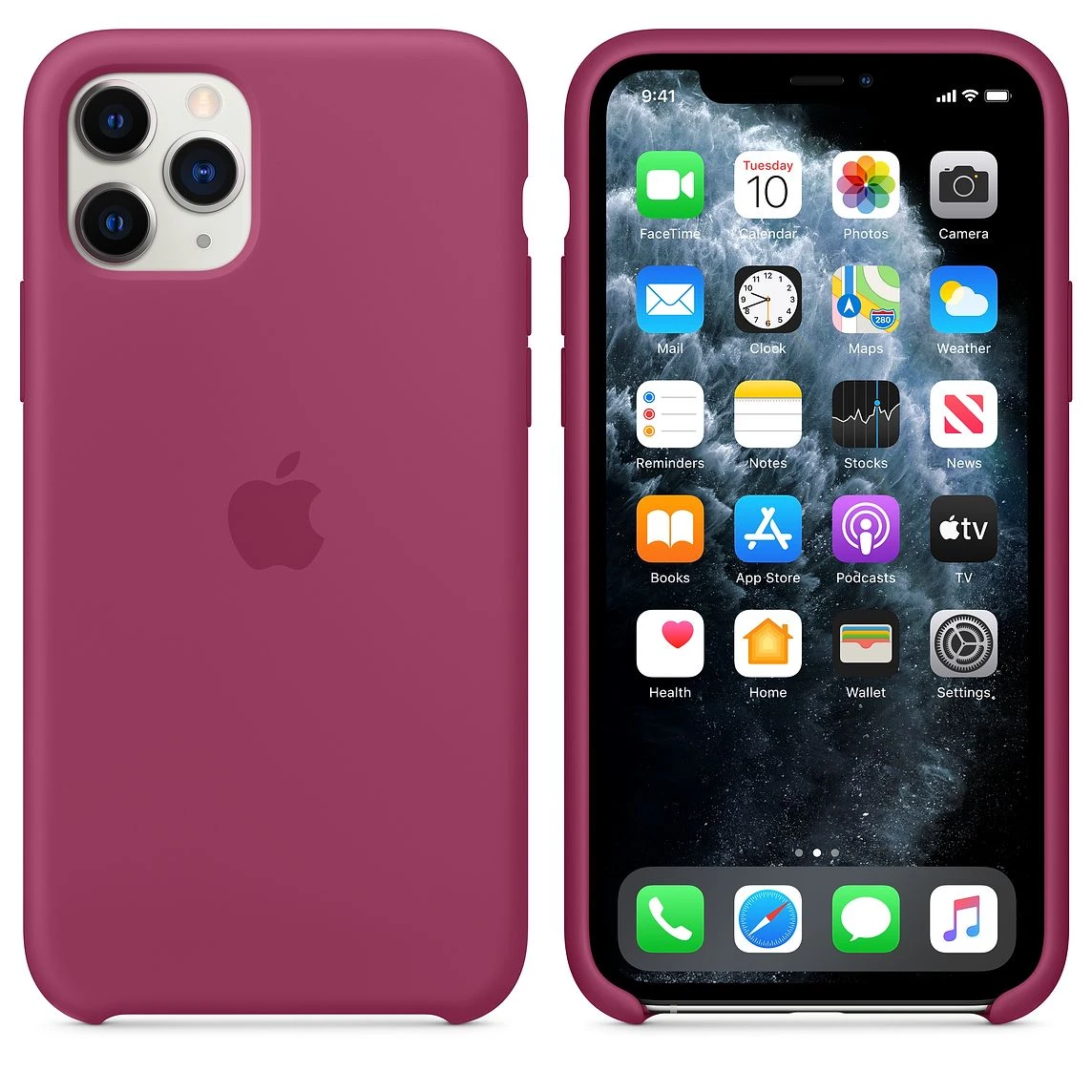 Liquid Silicone Back Cover For iPhone 11 Pro