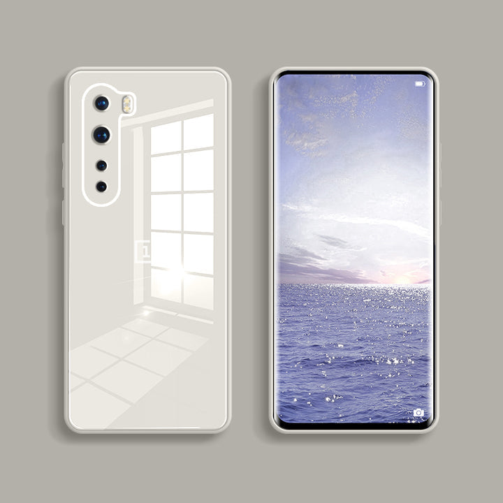 Silicon Glass Camera Protection Case For OnePlus Nord