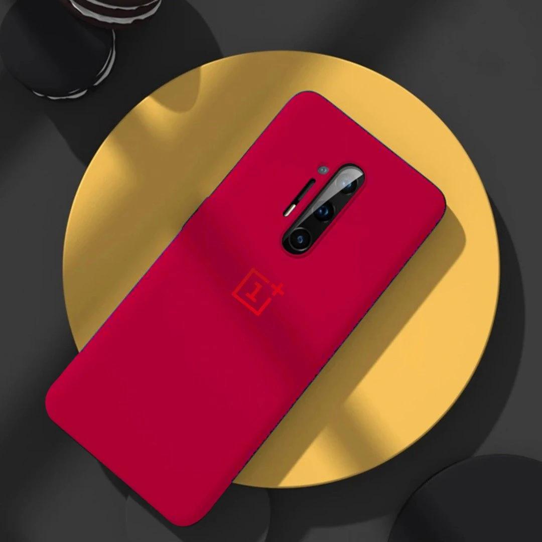 Liquide Silicone Back Cover For OnePlus 8 Pro