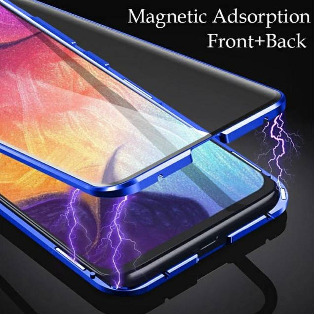 Magnetic Metal Case With Back Glass For Samsung Galaxy 20 Series