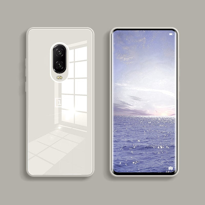 Silicon Glass Camera Protection Case For OnePlus 7