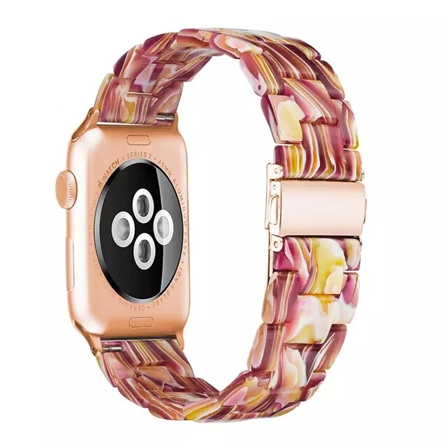 Italian Resin High Quality Strap/Band for Apple Watch Series 6, 5, 4, 3, 2 & 1 (44mm,42mm). ** Apple Watch Not Included