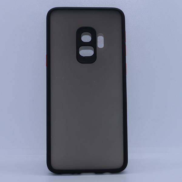 Smoke Sili-Fiber Camera Close Case For Samsung Galaxy S9 Buy 1 Get 1 Free