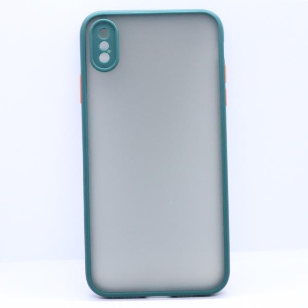 Smoke Sili-Fiber Camera Close Case For iPhone XS Max Buy 1 Get 1 Free