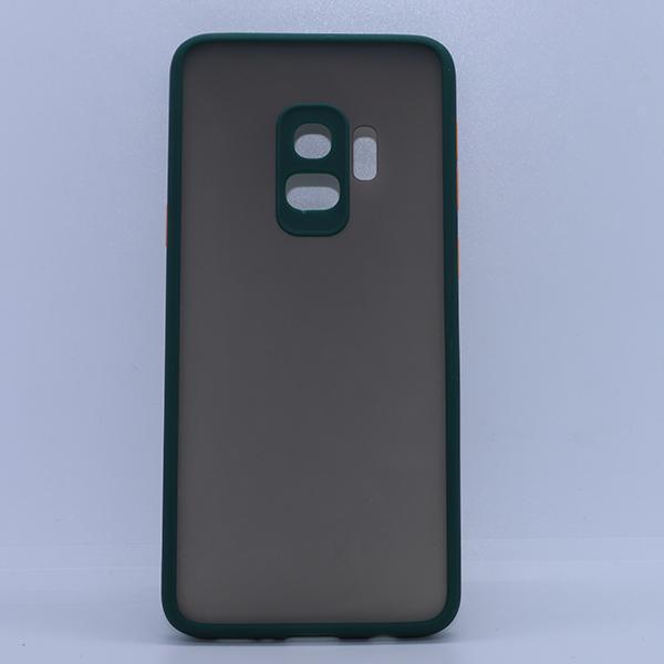 Smoke Sili-Fiber Camera Close Case For Samsung Galaxy S9 Buy 1 Get 1 Free