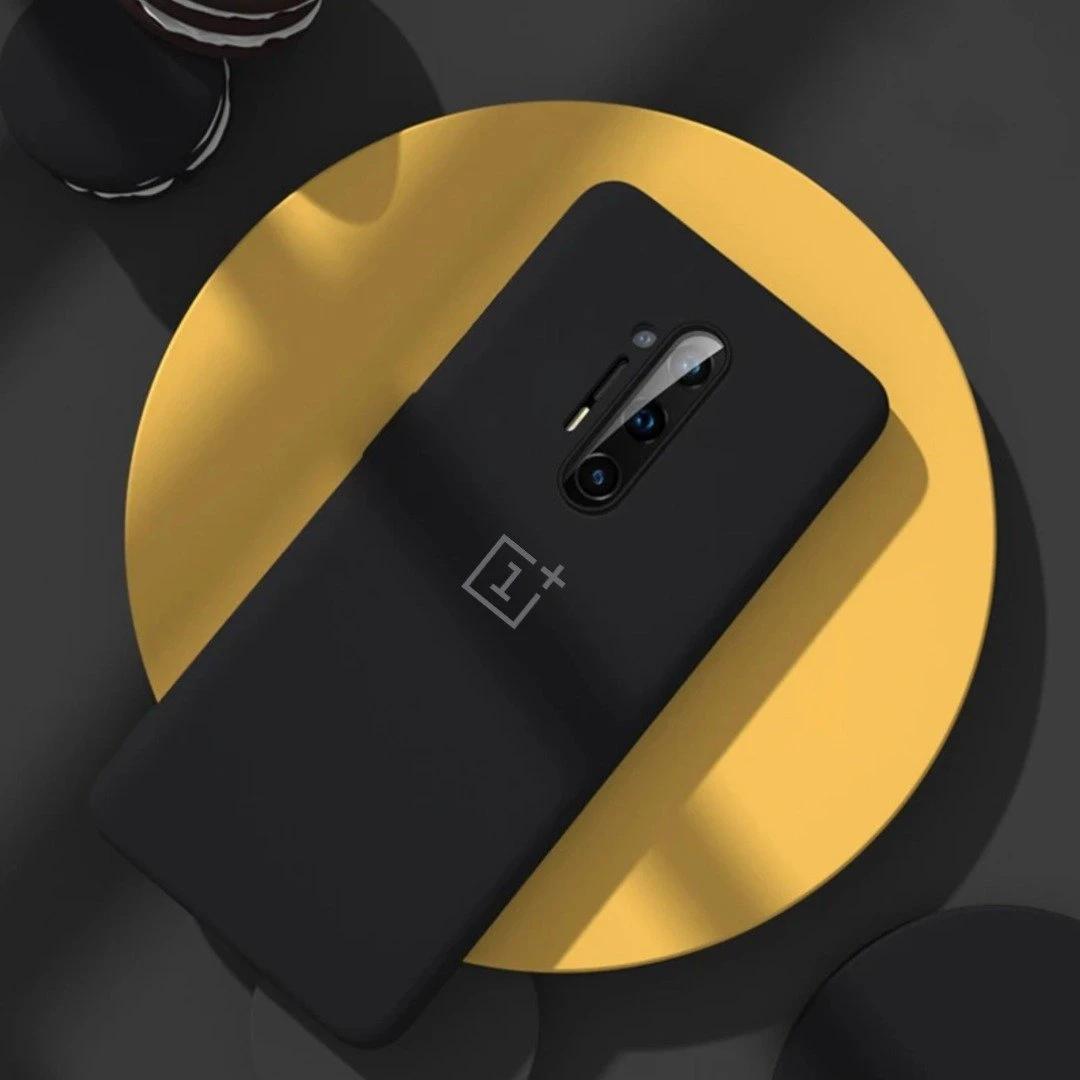 Liquide Silicone Back Cover For OnePlus 8 Pro