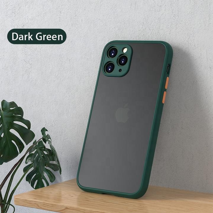 Smoke Sili-Fiber Camera Close Case For iPhone 11 Pro Max Buy 1 Get 1 Free