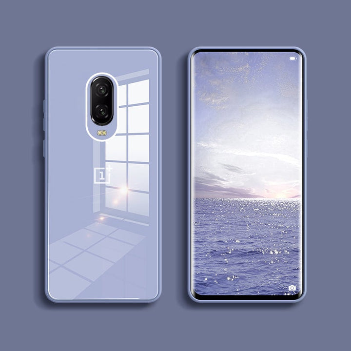 Silicon Glass Camera Protection Case For OnePlus 7