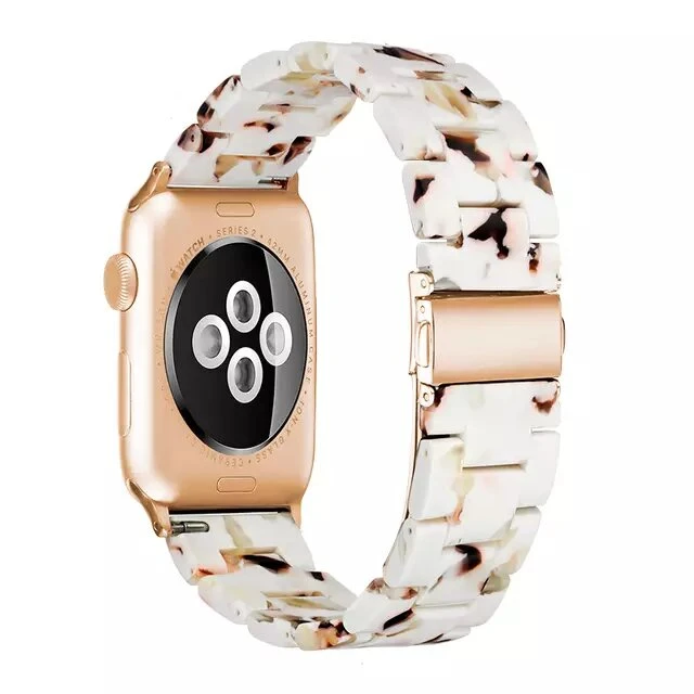 Italian Resin High Quality Strap/Band for Apple Watch Series 6, 5, 4, 3, 2 & 1 (44mm,42mm). ** Apple Watch Not Included