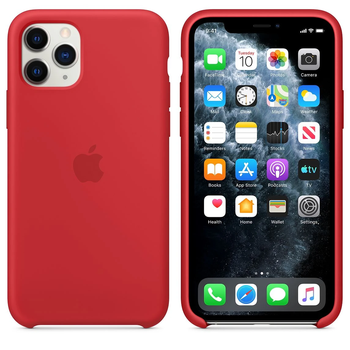 Liquid Silicone Back Cover For iPhone 11