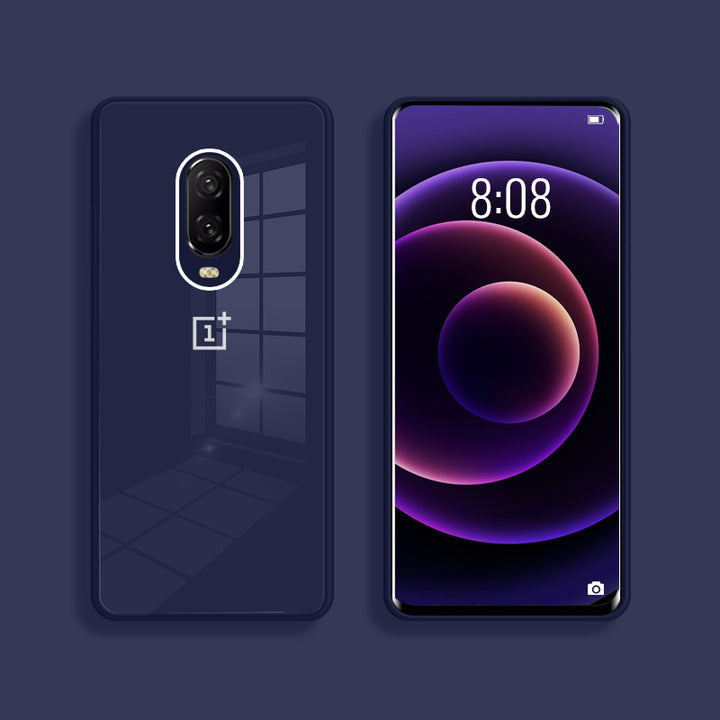 Silicon Glass Camera Protection Case For OnePlus 7