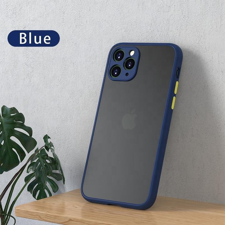 Smoke Sili-Fiber Camera Close Case For iPhone 11 Pro Max Buy 1 Get 1 Free