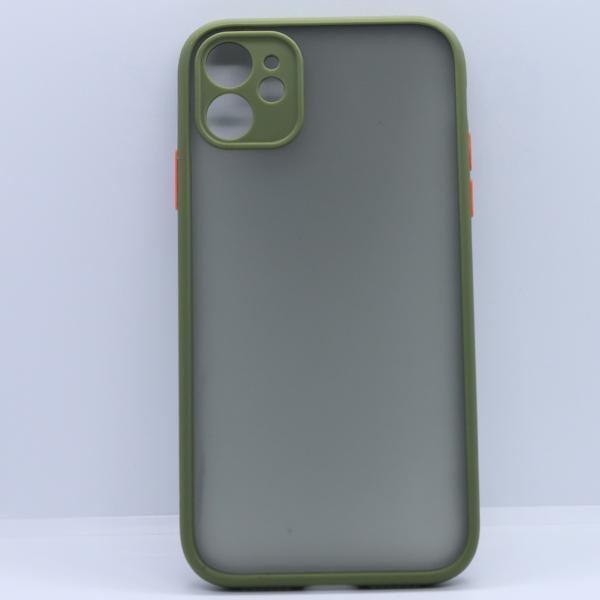 Smoke Side Silicon Camera Close Case For iPhone 11 Pro Max