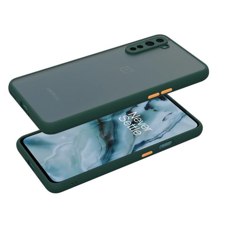 Smoke Sili-Fiber Camera Close Case For OnePlus Nord