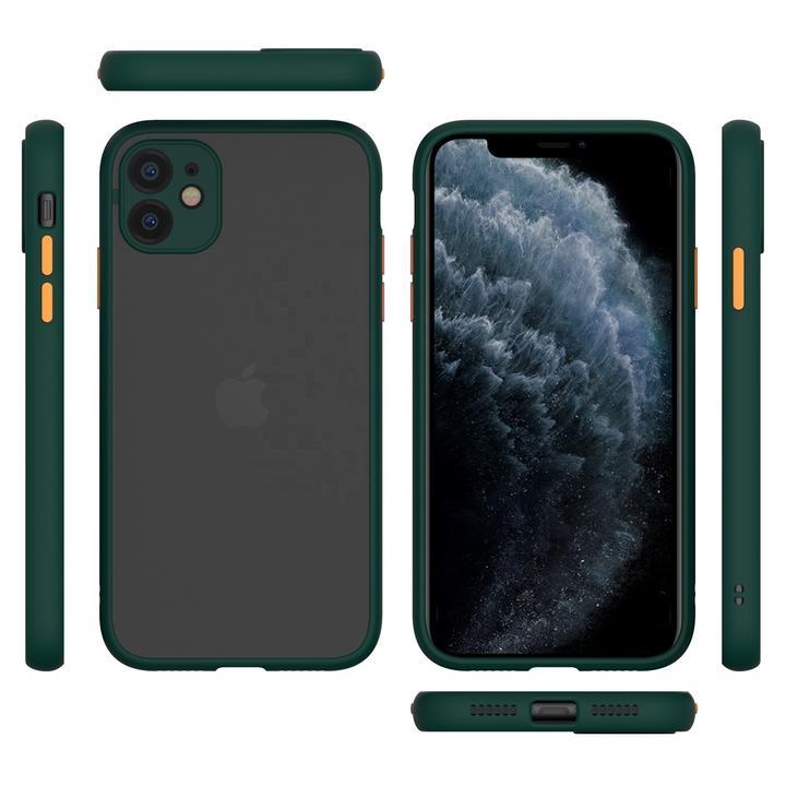 Smoke Sili-Fiber Camera Close Case For iPhone 11