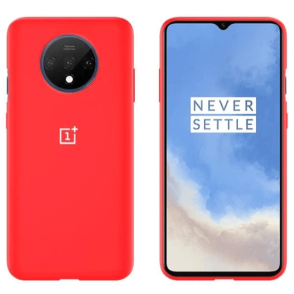 Liquide Silicone Back Cover For OnePlus 7T