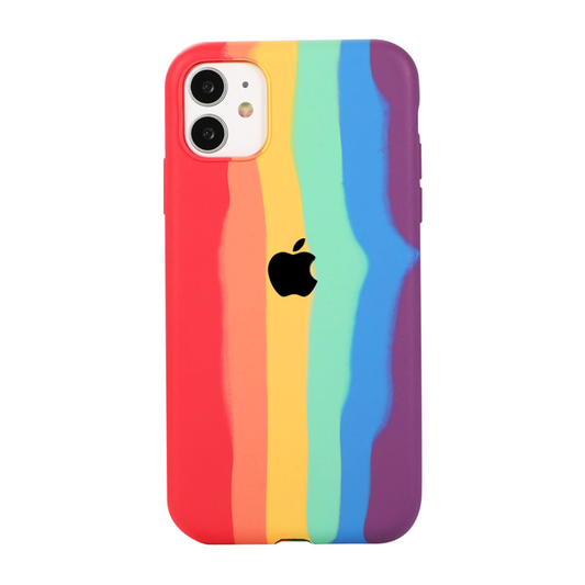 Rainbow Soft Silicone Case for iPhone 11