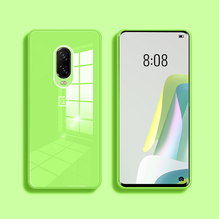 Silicon Glass Camera Protection Case For OnePlus 7