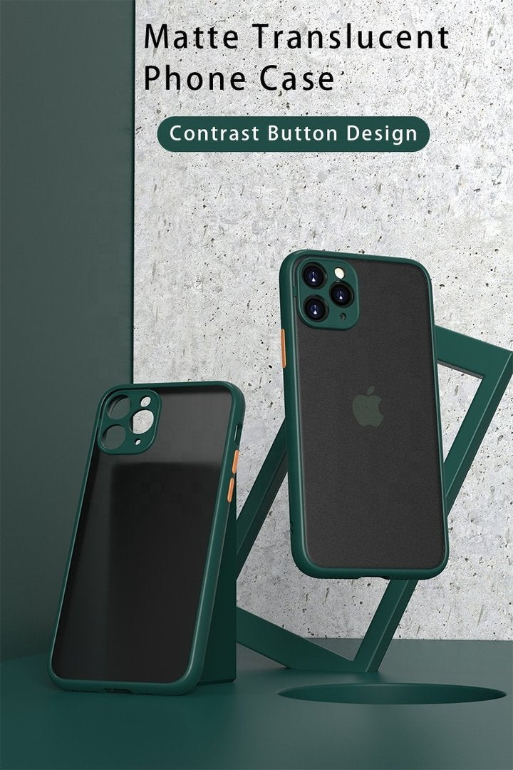 Smoke Side Silicon Camera Close Case For iPhone 11 Pro Max