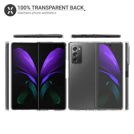 Transparent Clear Cover For Samsung Galaxy Z Fold 2