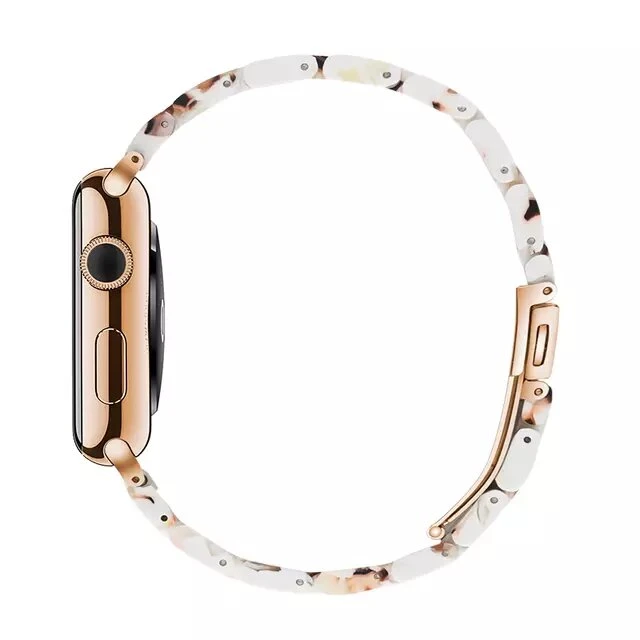 Italian Resin High Quality Strap/Band for Apple Watch Series 6, 5, 4, 3, 2 & 1 (44mm,42mm). ** Apple Watch Not Included