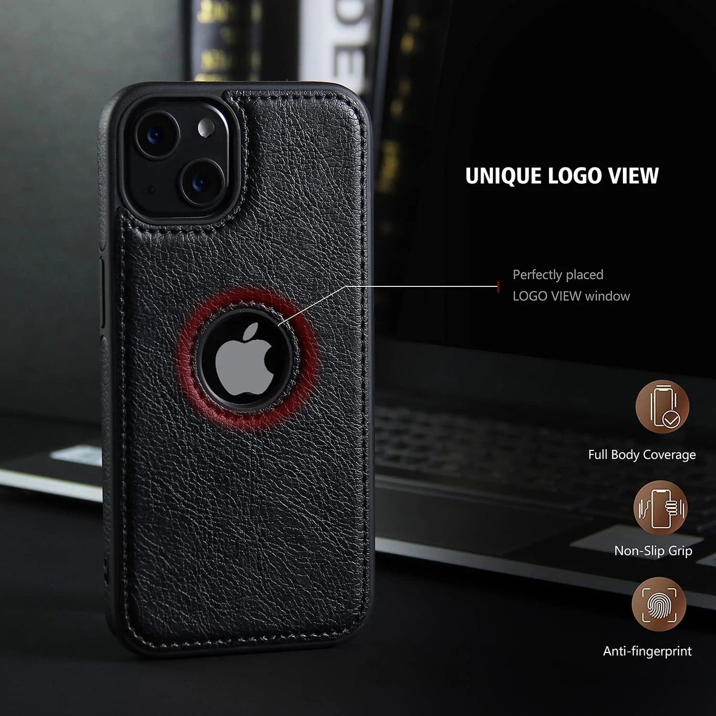 Premium PU Leather Back Case For iPhone 12 | iPhone 12 Mini | iPhone 12 Pro | iPhone 12 Pro Max