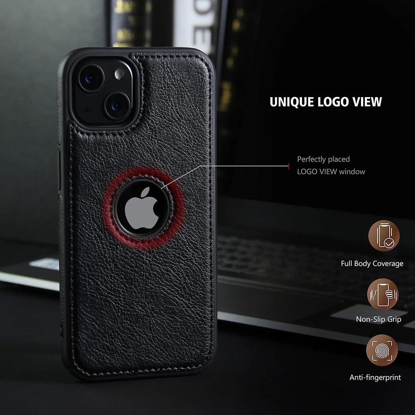 Faux Leather Case For iPhone 12