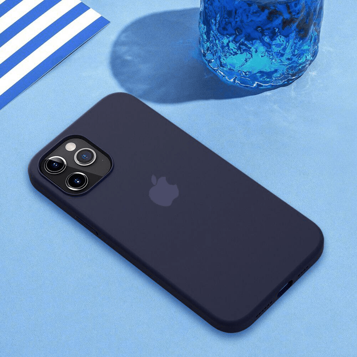 Liquid Silicon Back Cover For iPhone 12 | Mini | 12 Pro | 12 Pro Max