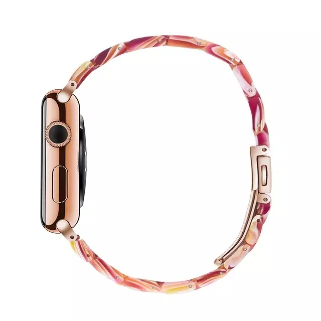 Italian Resin High Quality Strap/Band for Apple Watch Series 6, 5, 4, 3, 2 & 1 (44mm,42mm). ** Apple Watch Not Included