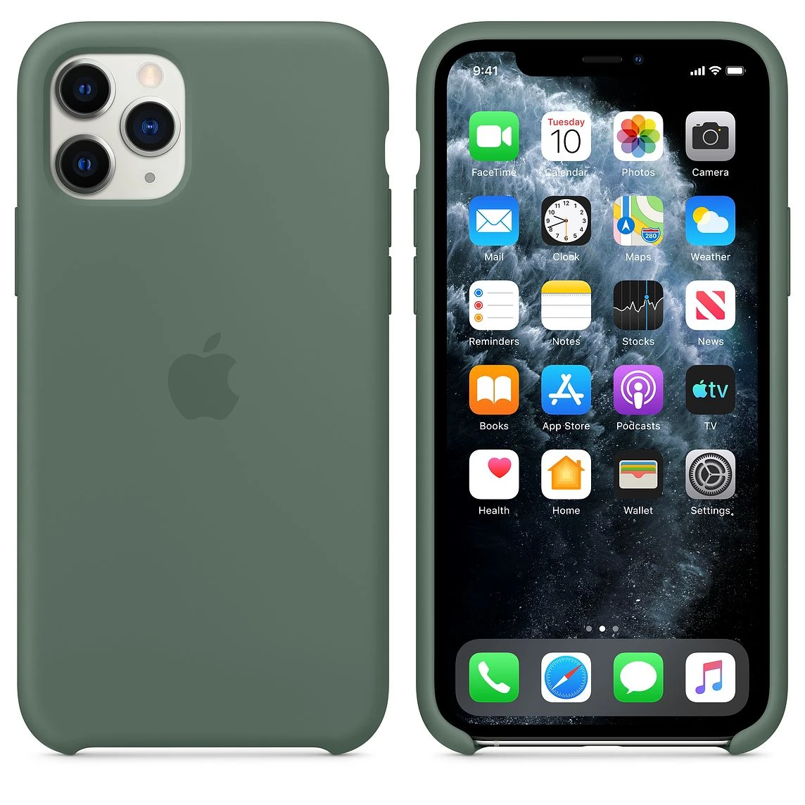 Liquid Silicone Back Cover For iPhone 11