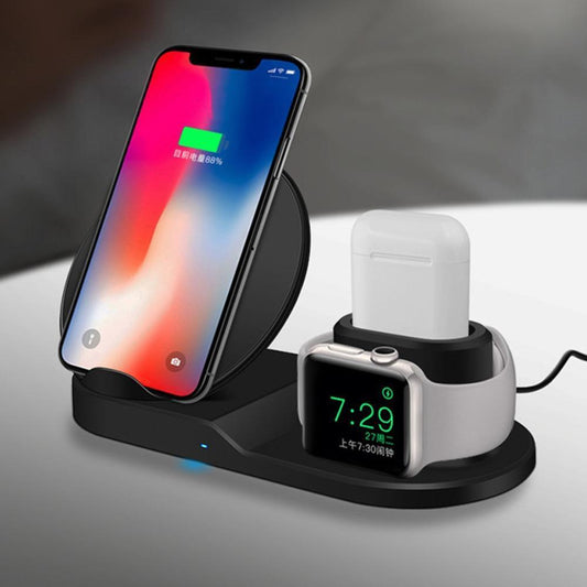 Qi Fast Wireless Charger 3 in 1 Stand For Apple Accessories