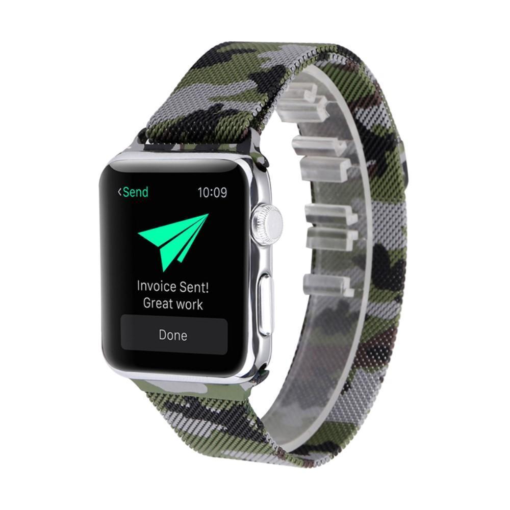 Camouflage Milanese Loop Apple Watch Strap/Band for Apple Watch Series 6, 5, 4, 3, 2 & 1 (44mm/42mm). ** Apple Watch Not Included