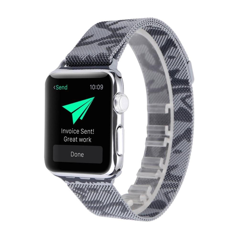 Camouflage Milanese Loop Apple Watch Strap/Band for Apple Watch Series 6, 5, 4, 3, 2 & 1 (44mm/42mm). ** Apple Watch Not Included