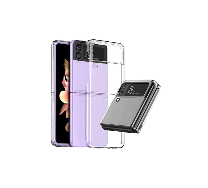 Transparent Clear Case For Samsung Galaxy Z Flip 3