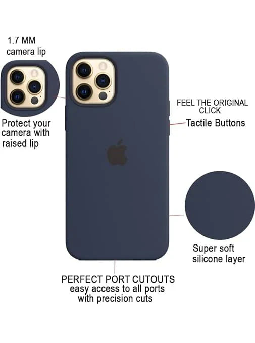 Liquid Silicone Case For iPhone 12