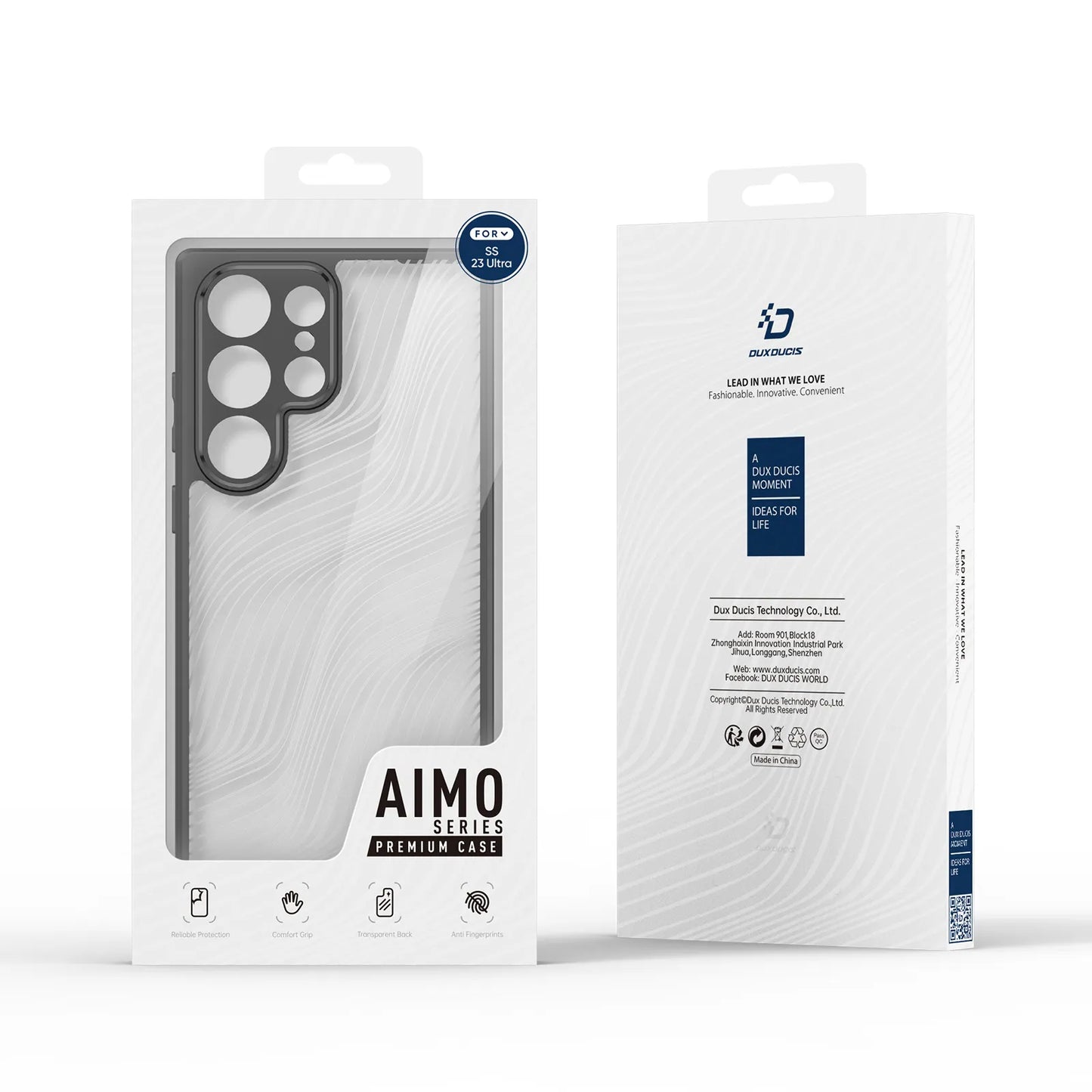 Aimo Series Back Cover for Samsung Galaxy S23 Ultra