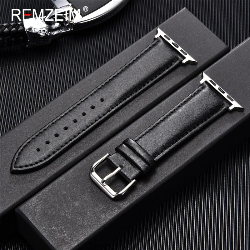 Leather Watch Band for Apple Watch SE 7/6/5/4 42MM / 44MM / 45MM / 49MM