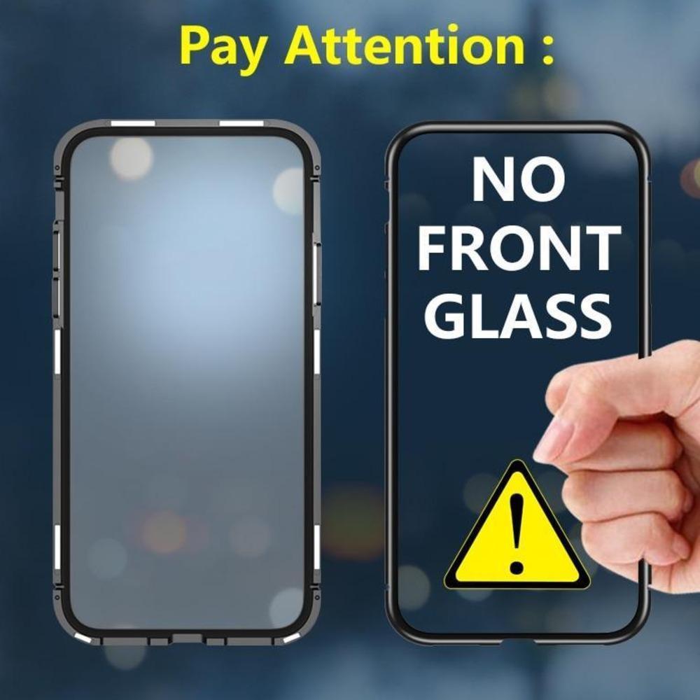 Electronic Auto-Fit Magnetic Glass Case Cover For iPhone 11 Pro