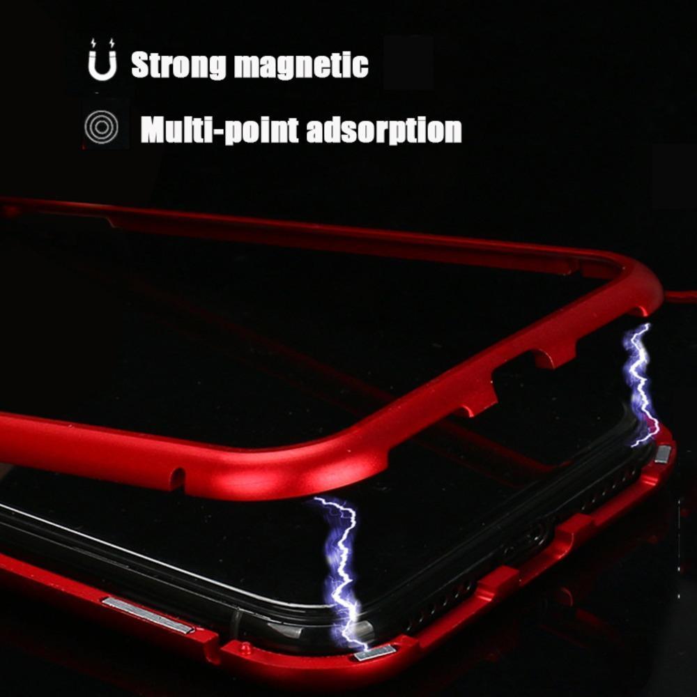 Electronic Auto-Fit Magnetic Glass Case Cover For iPhone 11 Pro