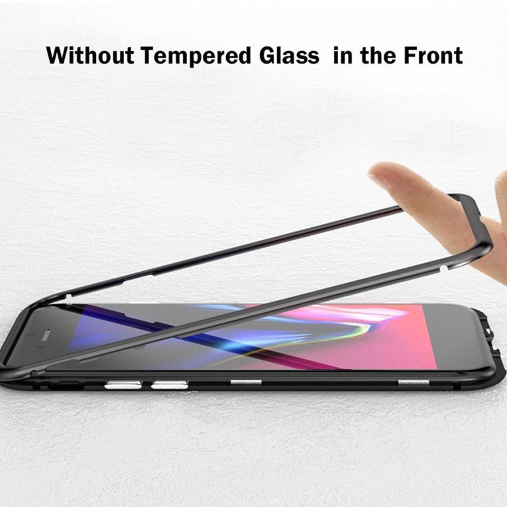 Electronic Auto-Fit Magnetic Glass Case Cover For iPhone 11 Pro