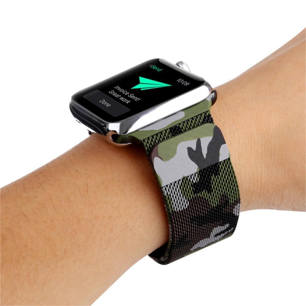 Camouflage Milanese Loop Apple Watch Strap/Band for Apple Watch Series 6, 5, 4, 3, 2 & 1 (44mm/42mm). ** Apple Watch Not Included