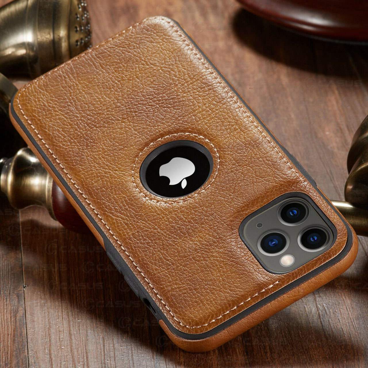 Faux Leather Case For iPhone 12