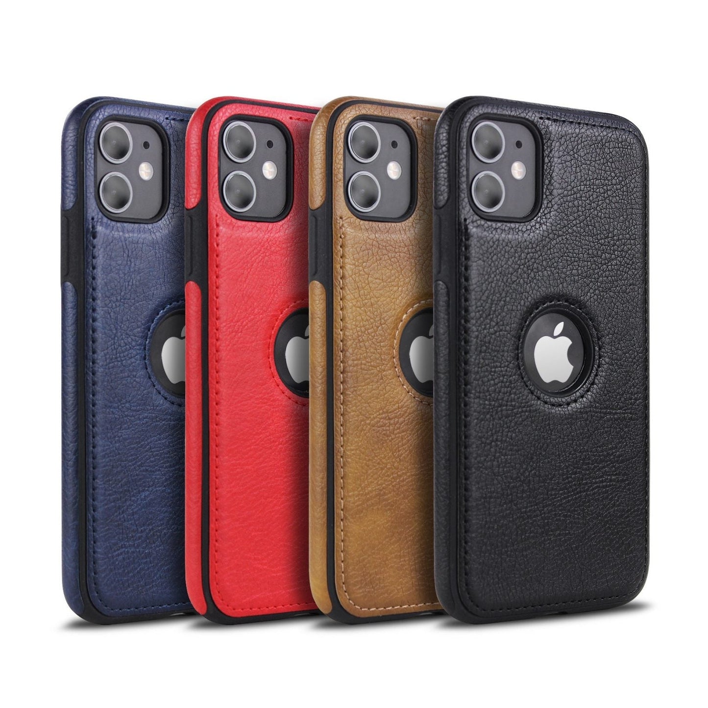 Faux Leather Case For iPhone 12